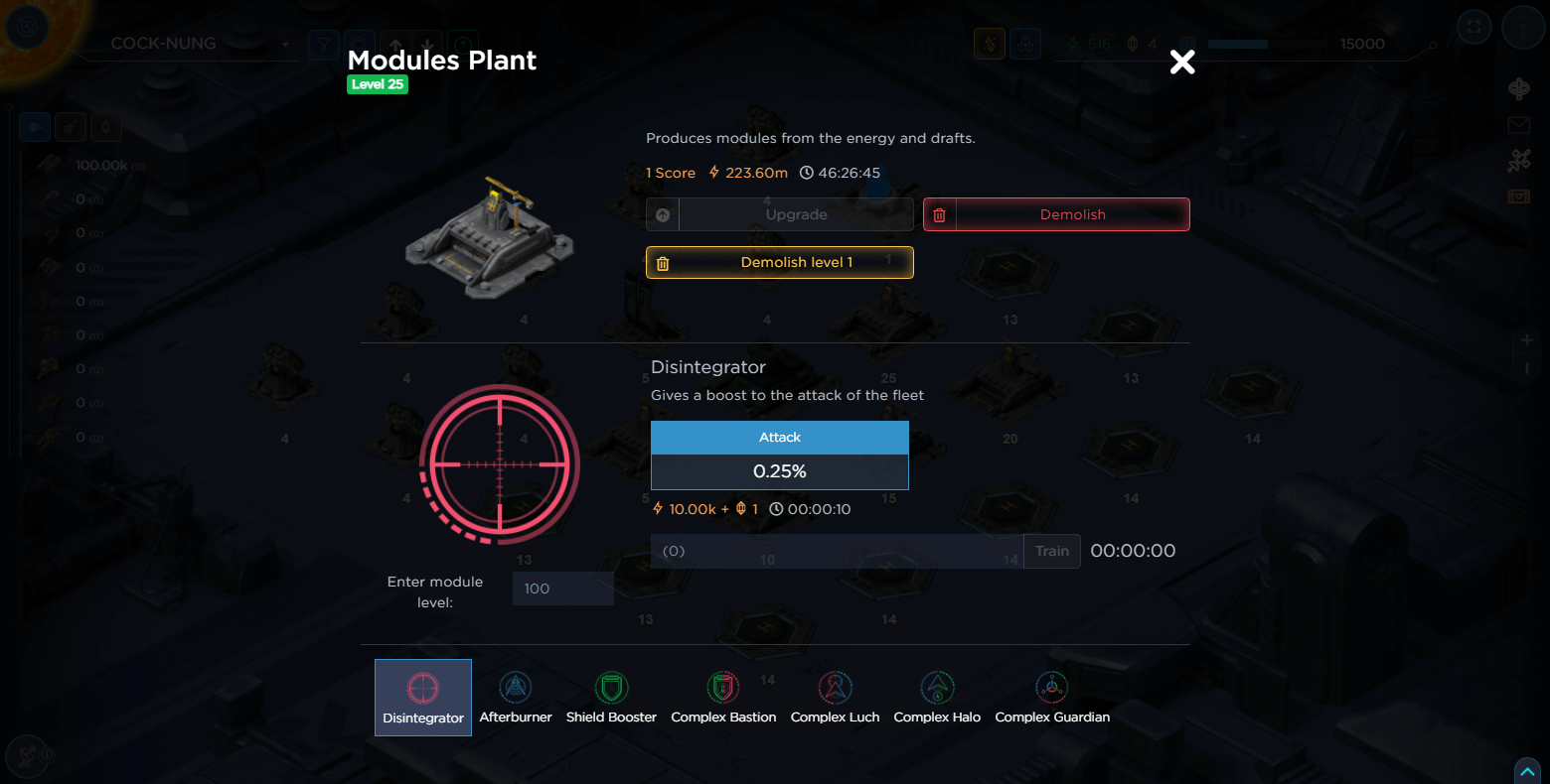 Modules.